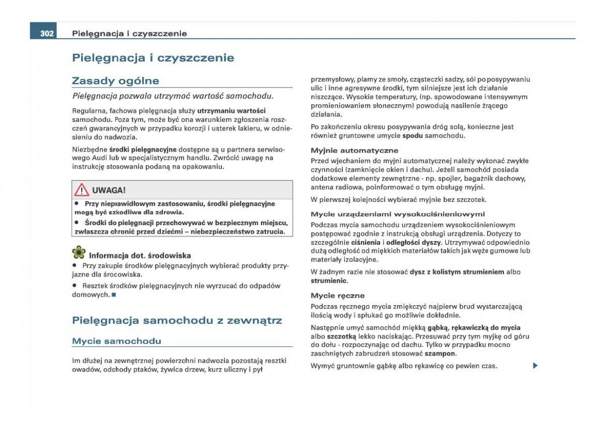 Audi Q7 I 1 instrukcja obslugi / page 299