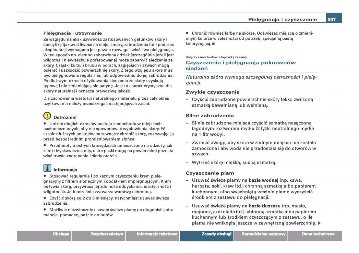 Audi Q7 I 1 instrukcja obslugi / page 304