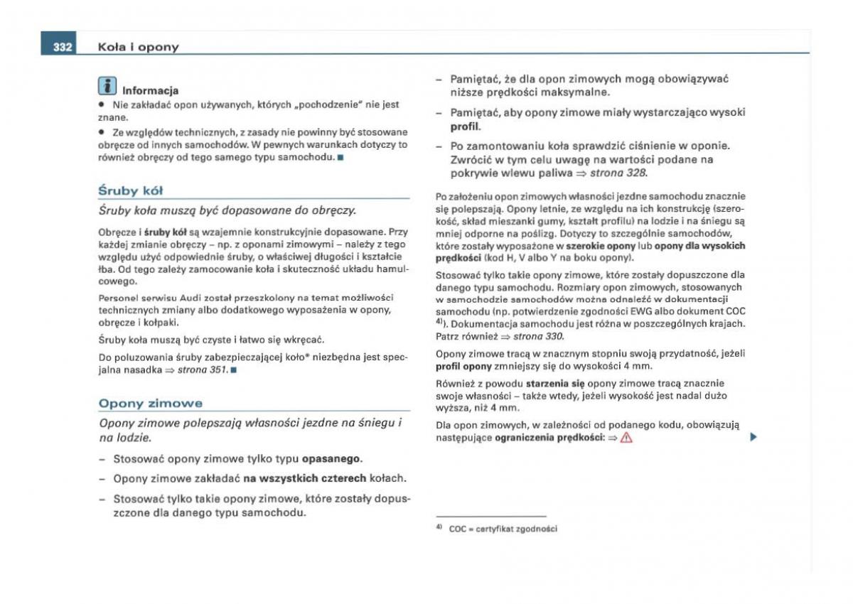 Audi Q7 I 1 instrukcja obslugi / page 329