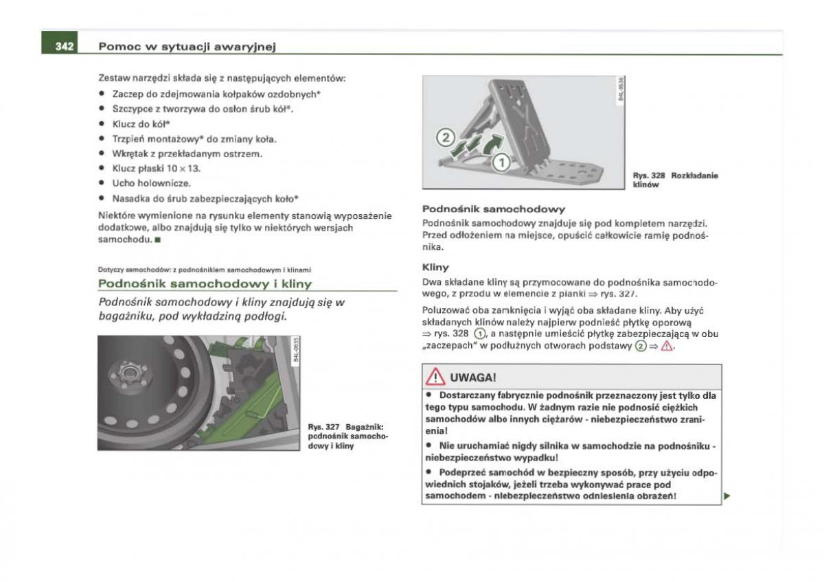 Audi Q7 I 1 instrukcja obslugi / page 337