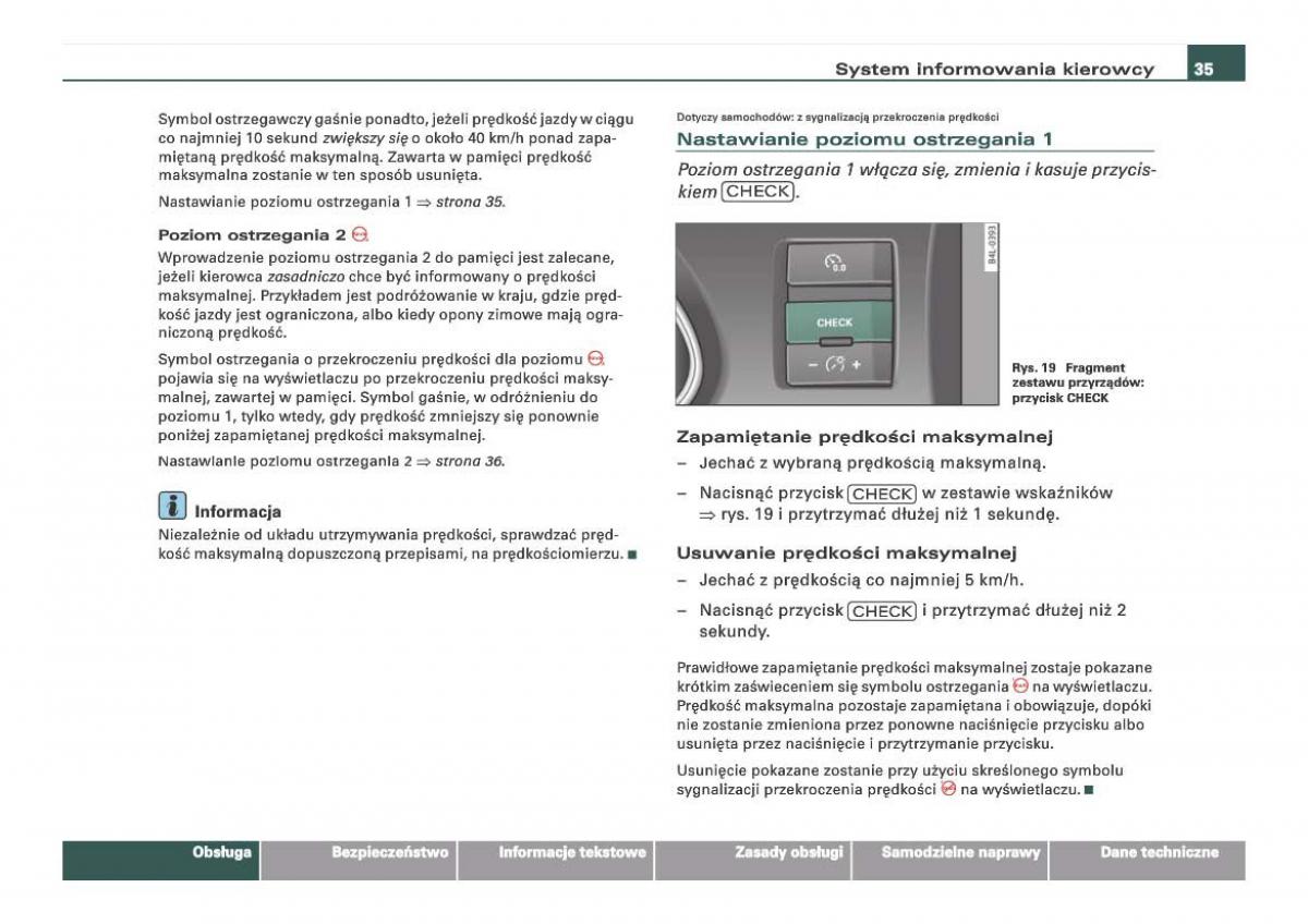 Audi Q7 I 1 instrukcja obslugi / page 35