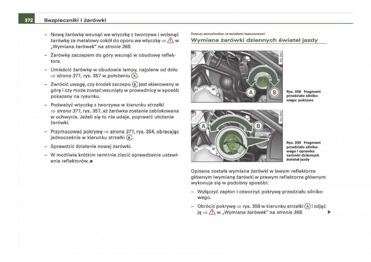 Audi Q7 I 1 instrukcja obslugi / page 367
