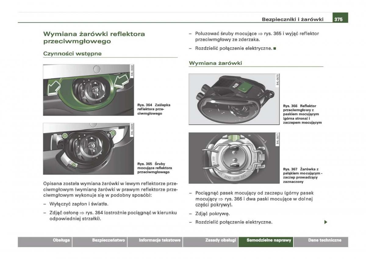 Audi Q7 I 1 instrukcja obslugi / page 370