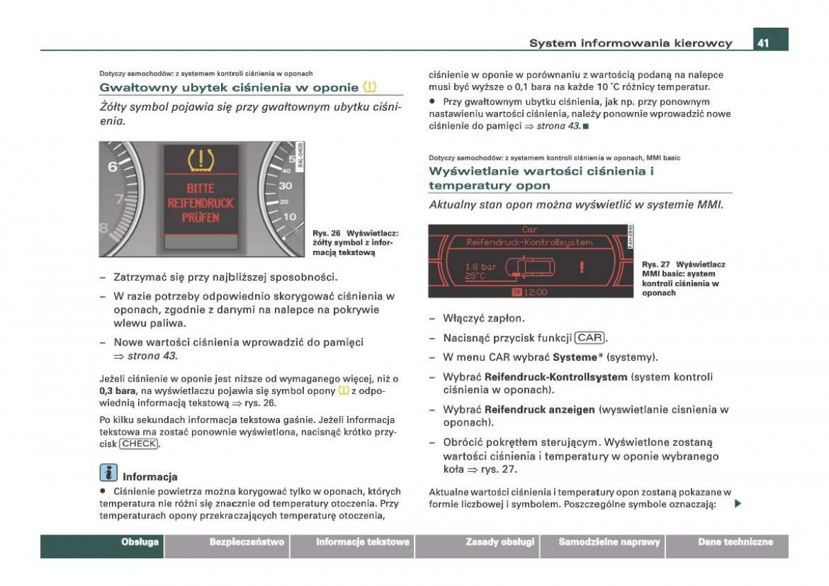 Audi Q7 I 1 instrukcja obslugi / page 41