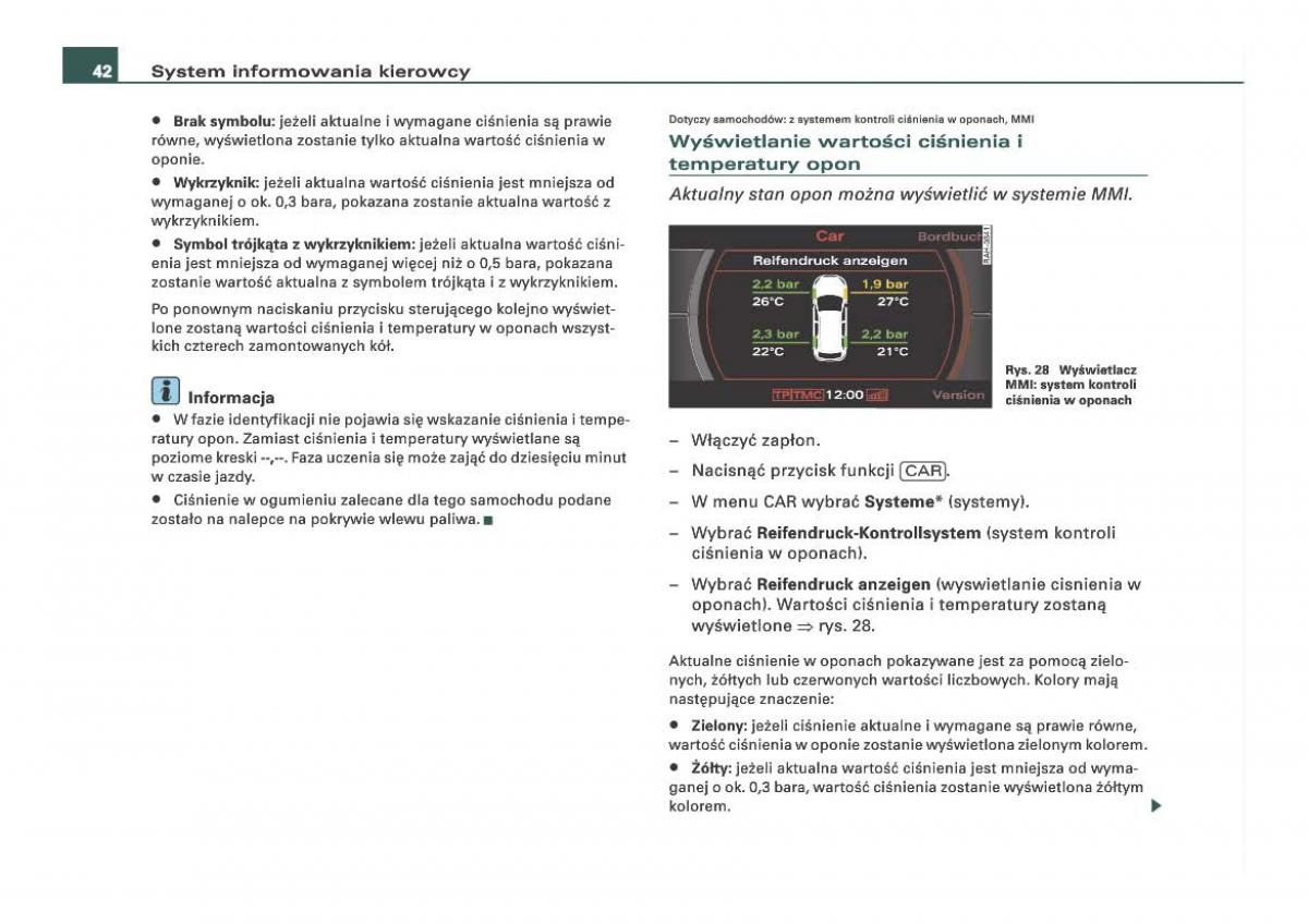 Audi Q7 I 1 instrukcja obslugi / page 42