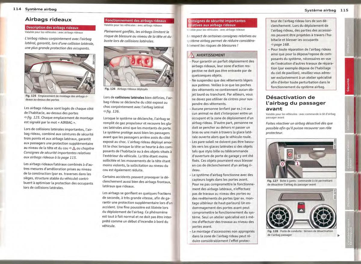 Audi A1 manuel du proprietaire / page 57