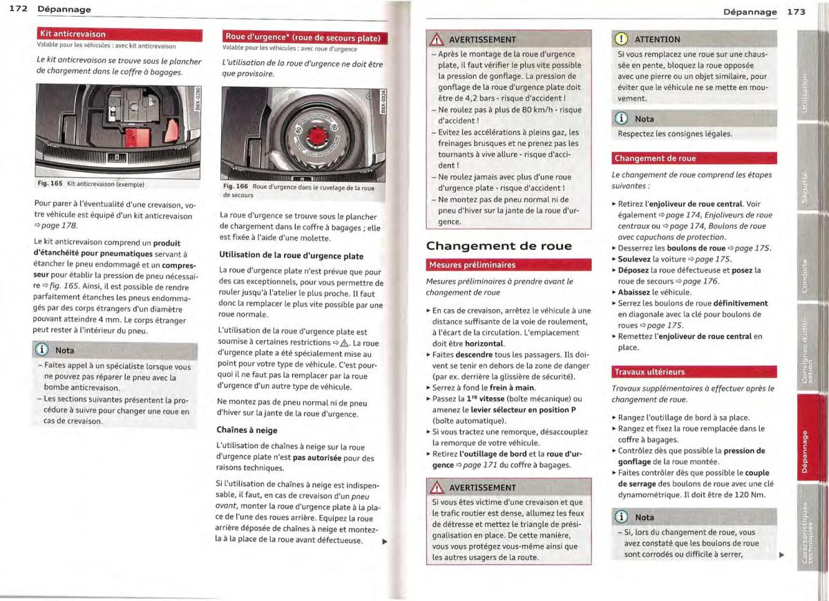 Audi A1 manuel du proprietaire / page 86