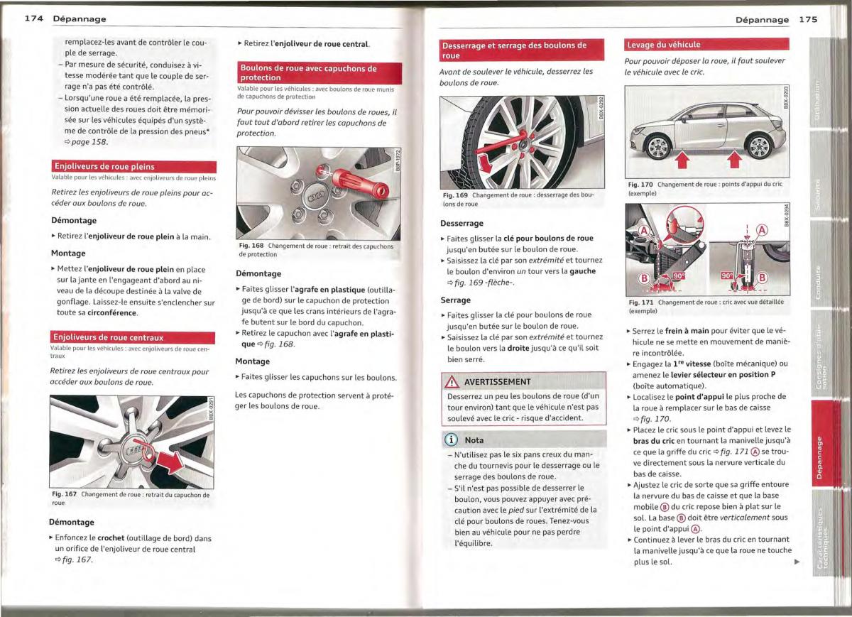 Audi A1 manuel du proprietaire / page 87