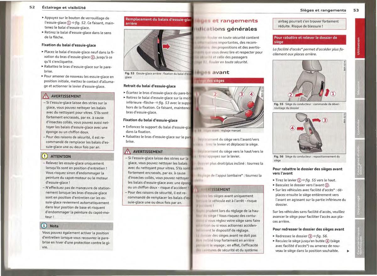 Audi A1 manuel du proprietaire / page 26