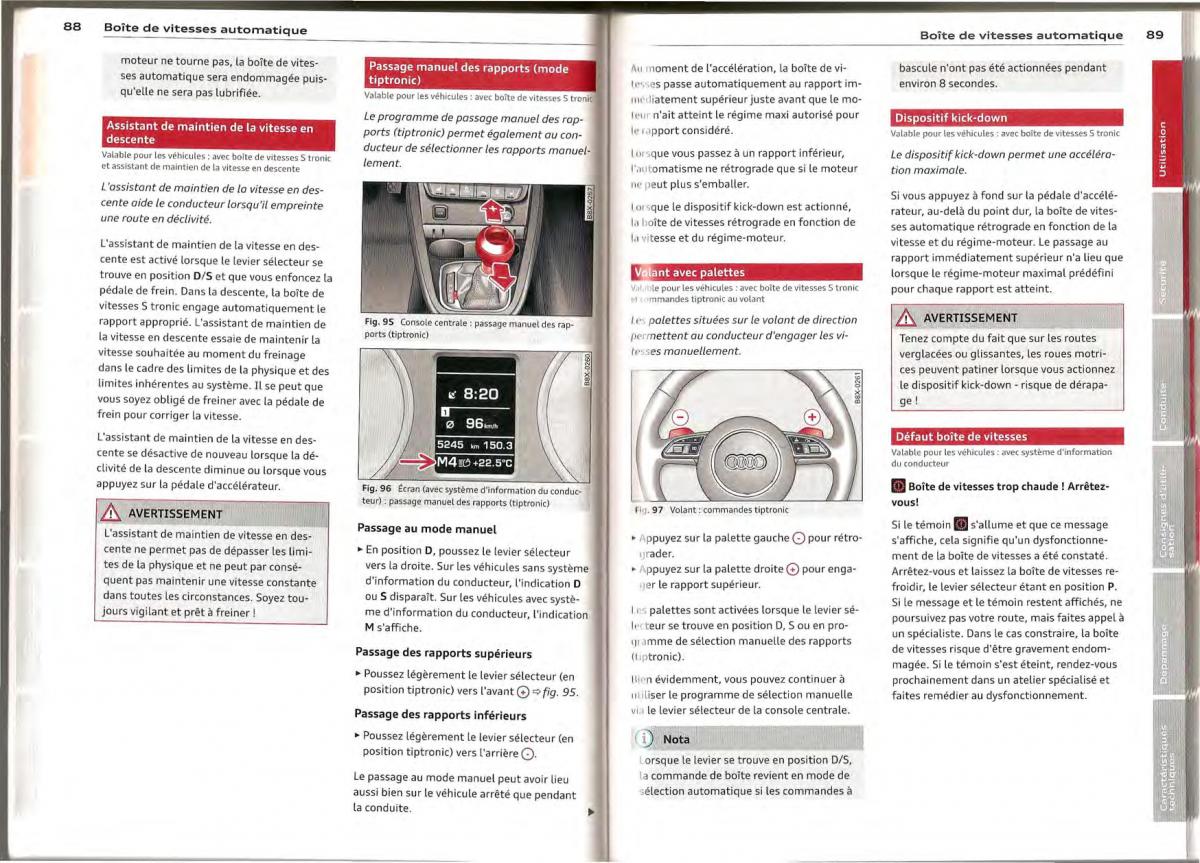 Audi A1 manuel du proprietaire / page 44