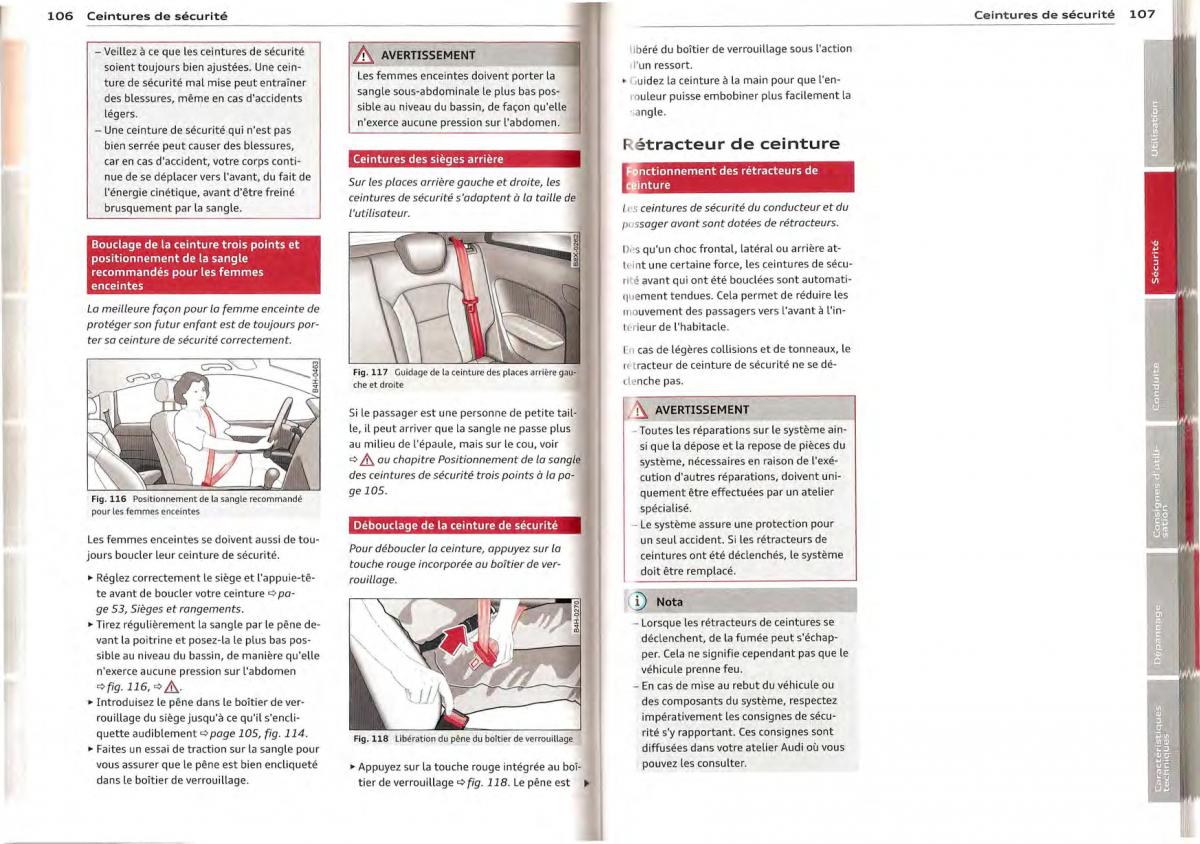 Audi A1 manuel du proprietaire / page 53