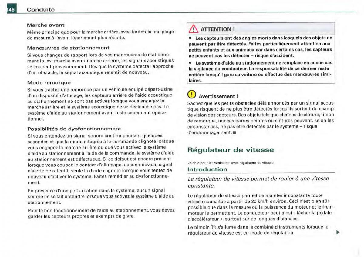 Audi A4 S4 B7 8F manuel du proprietaire / page 144