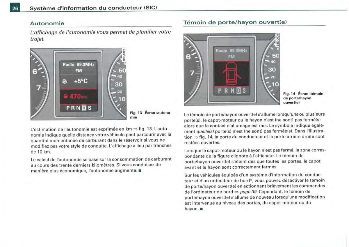 Audi A4 S4 B7 8F manuel du proprietaire / page 24