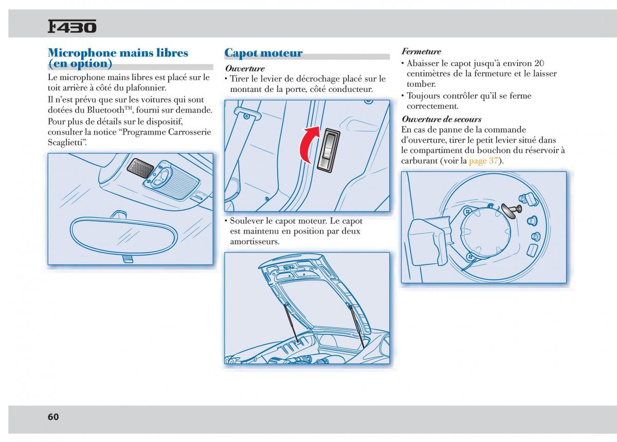 Ferrari 430 manuel du proprietaire / page 60