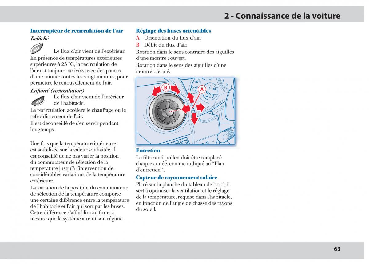 Ferrari 430 manuel du proprietaire / page 63