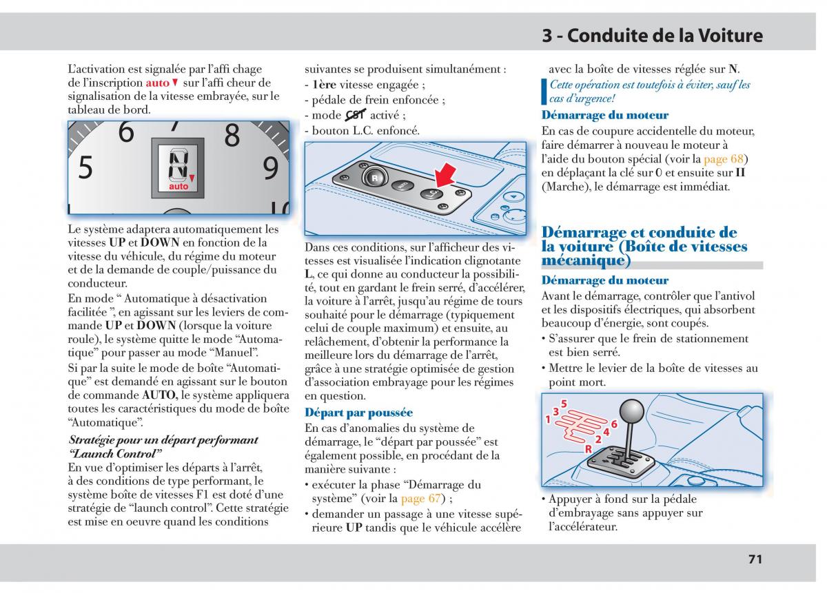 Ferrari 430 manuel du proprietaire / page 71