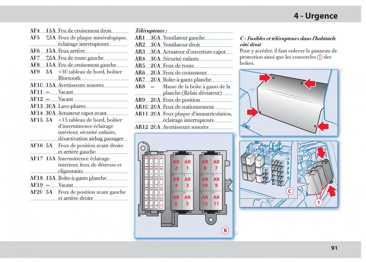 Ferrari 430 manuel du proprietaire / page 91