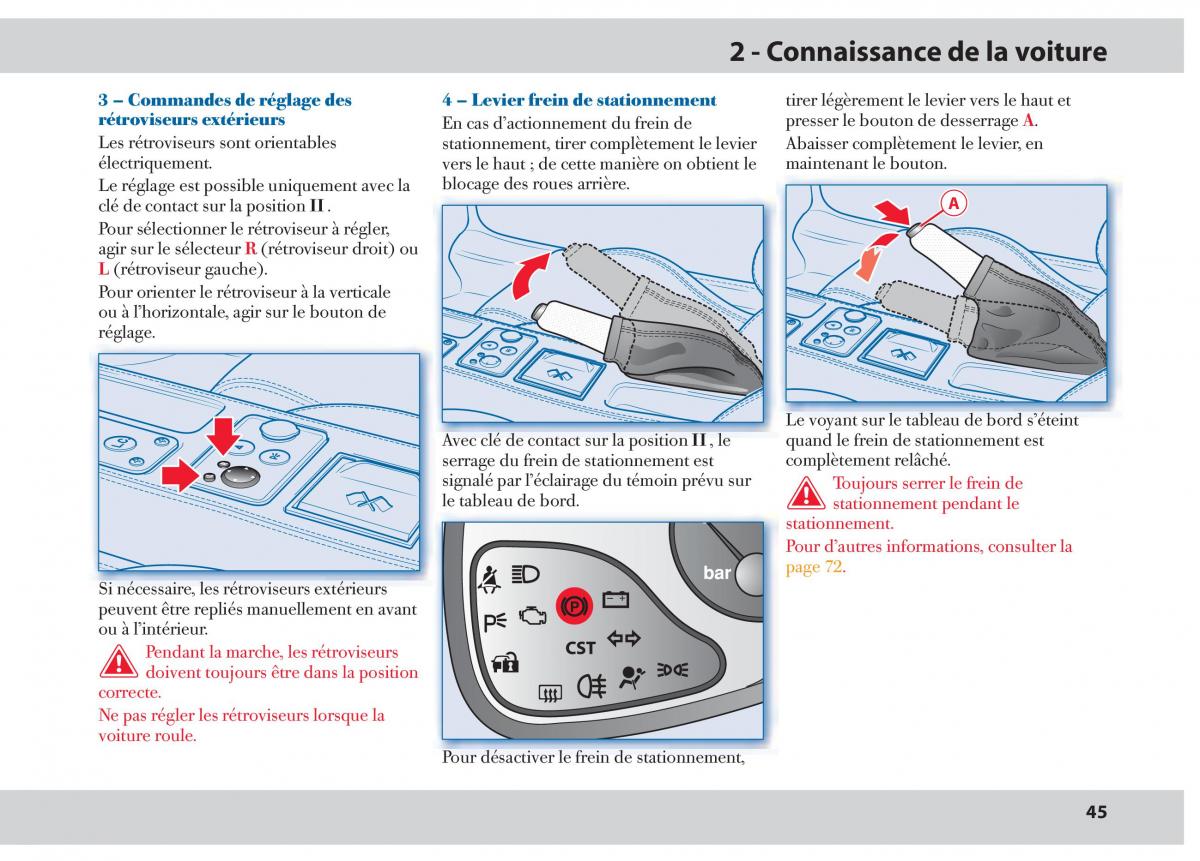 Ferrari 430 manuel du proprietaire / page 45