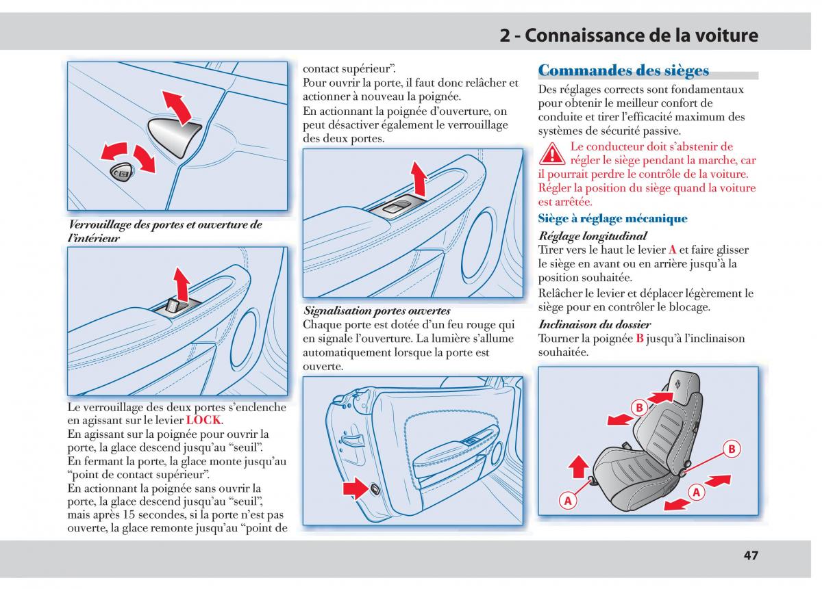 Ferrari 430 manuel du proprietaire / page 47