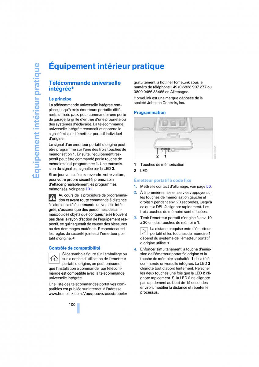 BMW M3 E92 M Power manuel du proprietaire / page 102