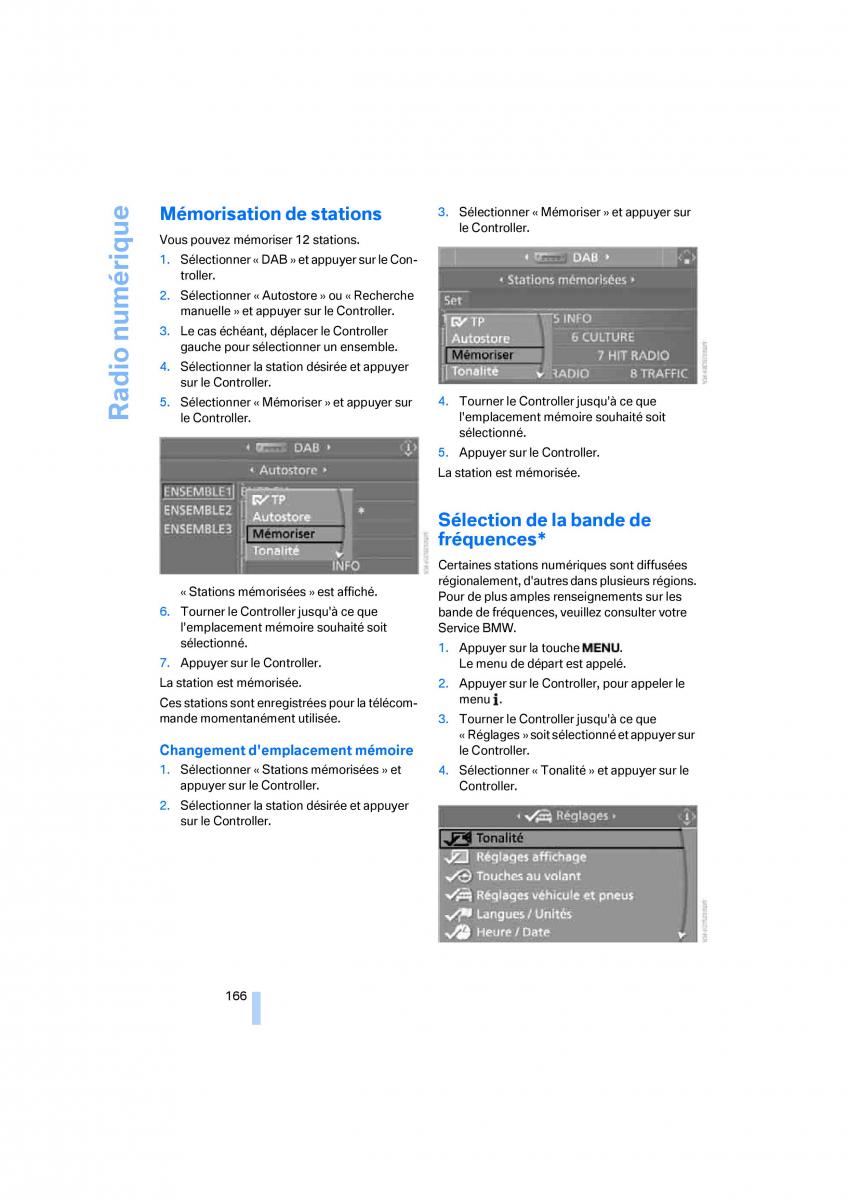 BMW M3 E92 M Power manuel du proprietaire / page 168