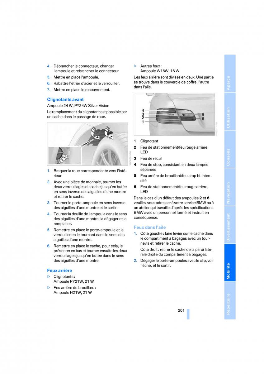 BMW M3 E92 M Power manuel du proprietaire / page 203