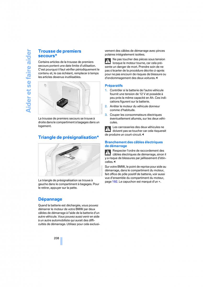 BMW M3 E92 M Power manuel du proprietaire / page 210