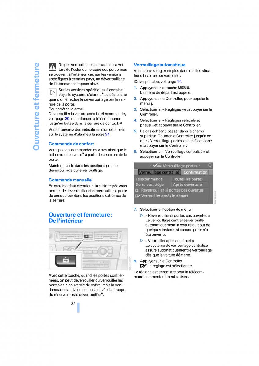BMW M3 E92 M Power manuel du proprietaire / page 34