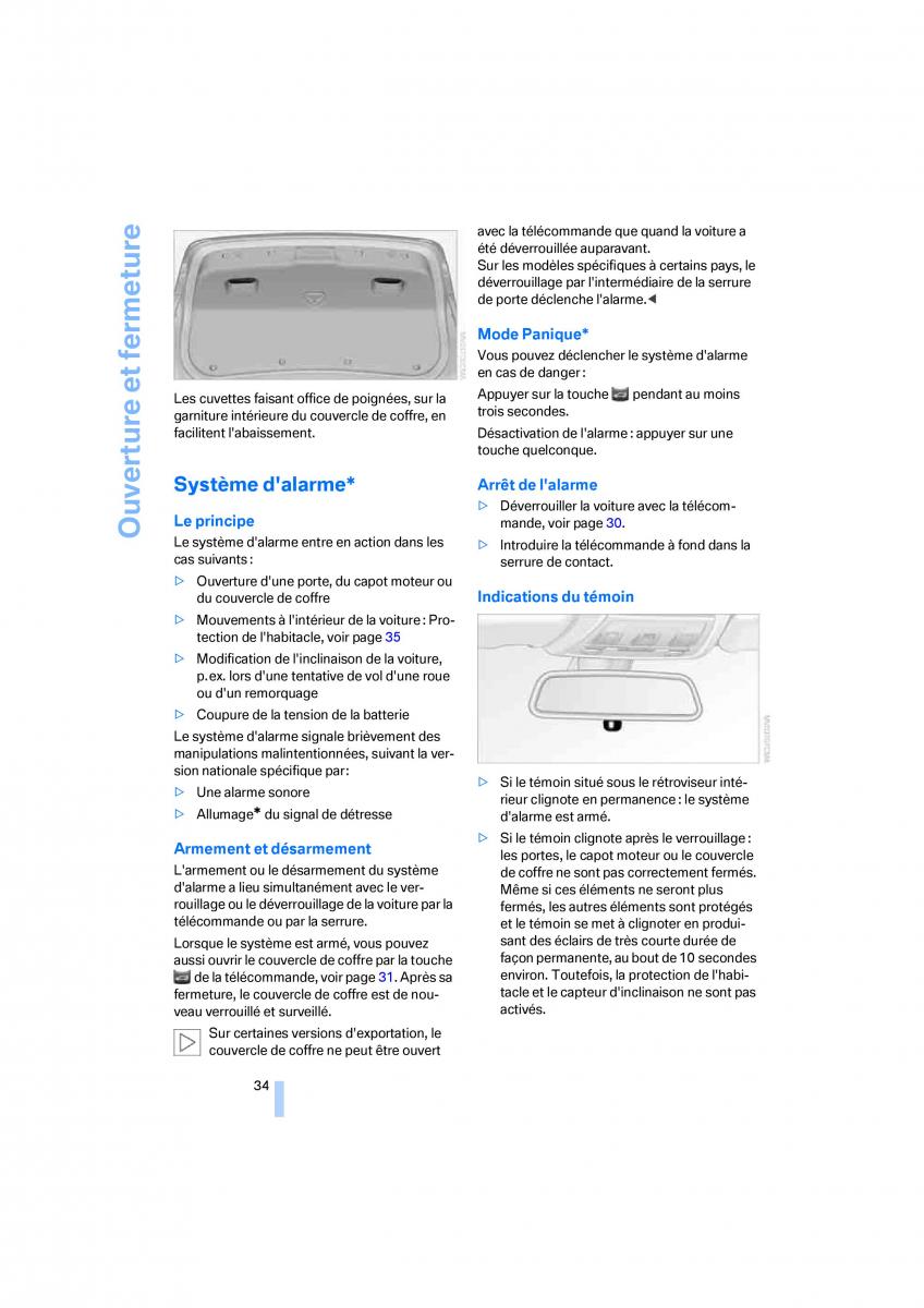 BMW M3 E92 M Power manuel du proprietaire / page 36