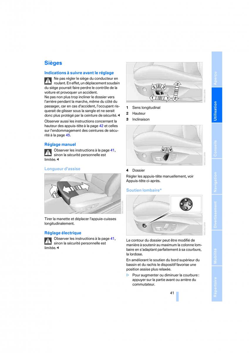 BMW M3 E92 M Power manuel du proprietaire / page 43