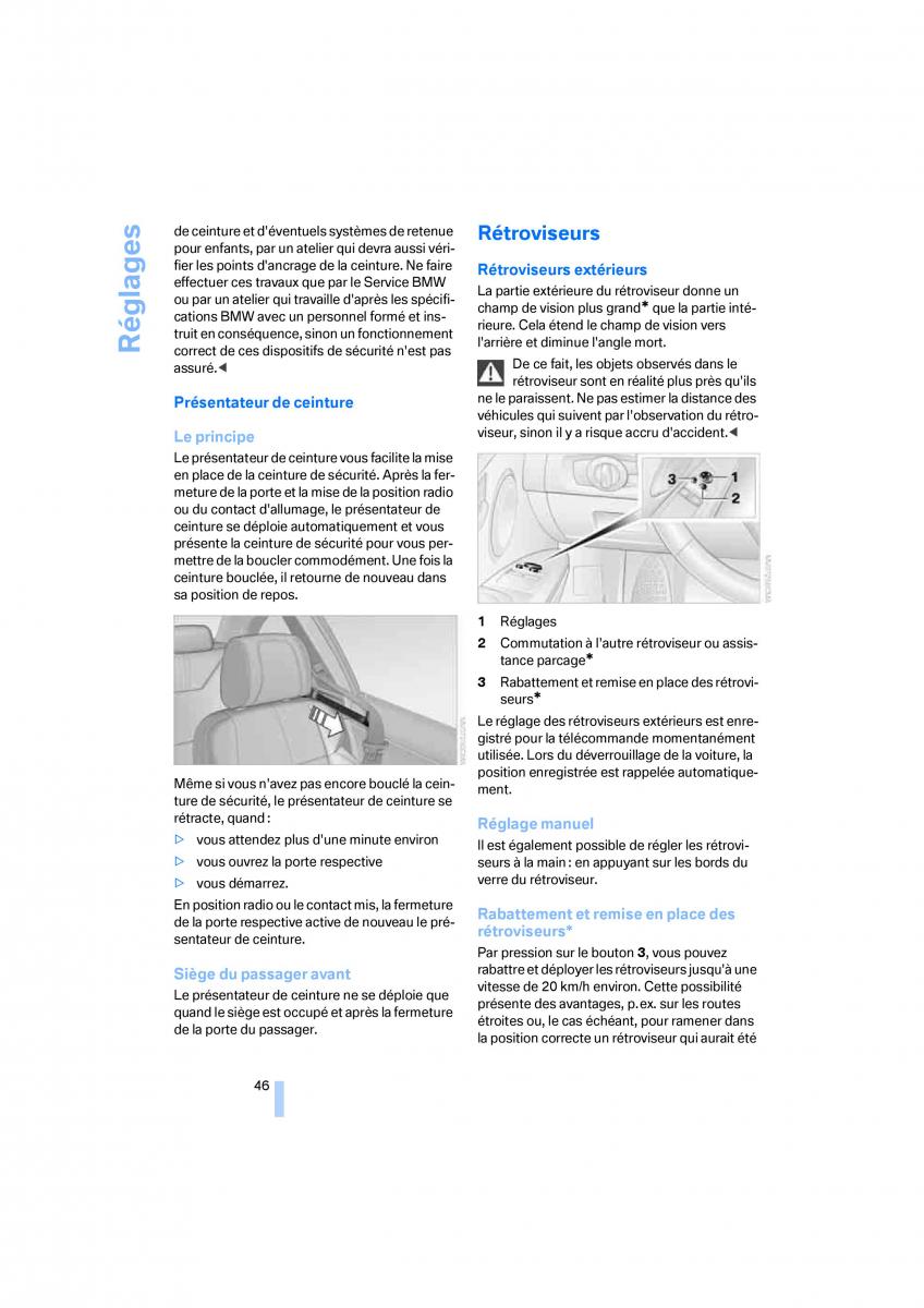 BMW M3 E92 M Power manuel du proprietaire / page 48