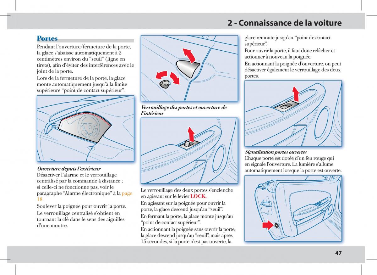 Ferrari 430 Spider manuel du proprietaire / page 47