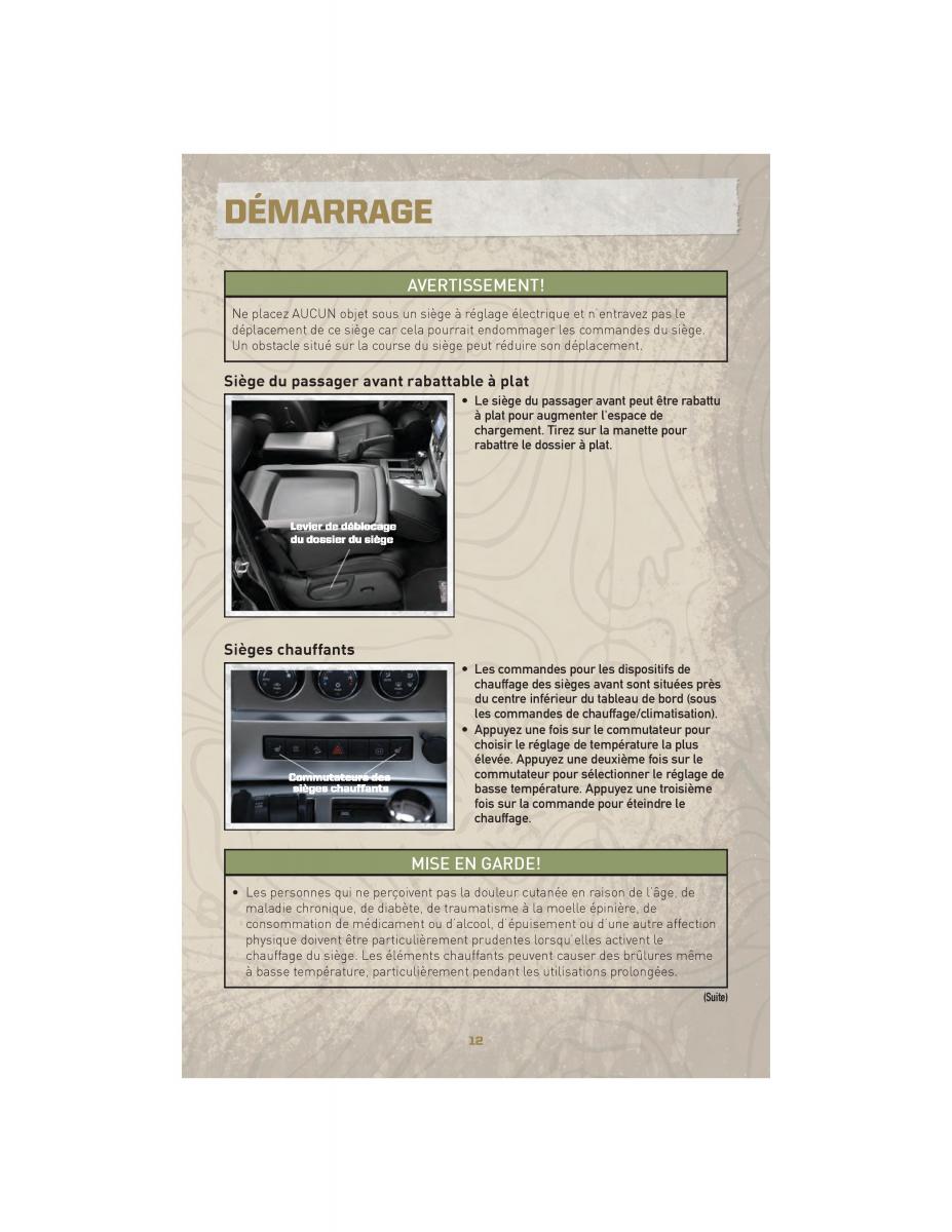 Jeep Cherokee Liberty KK manuel du proprietaire / page 14