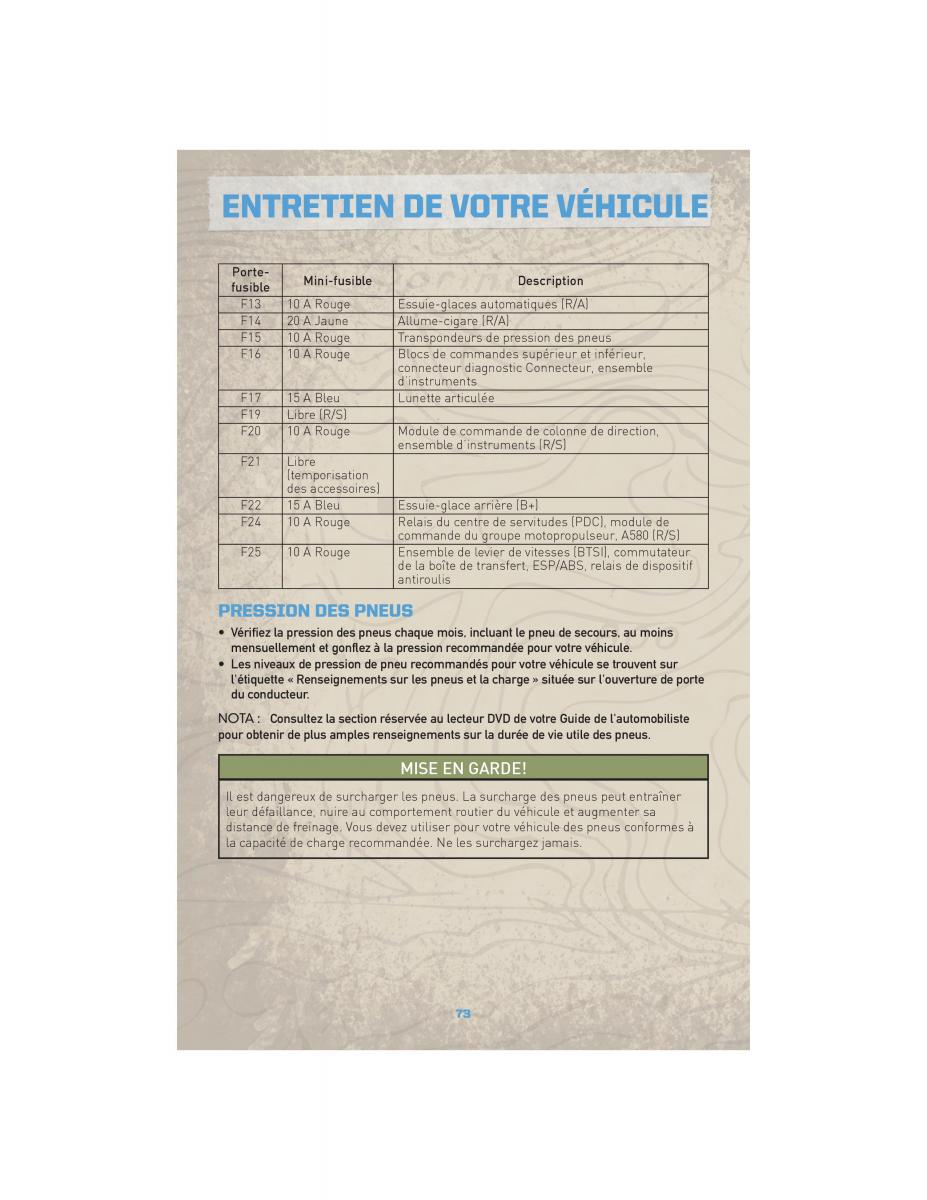 Jeep Commander XK XH manuel du proprietaire / page 75