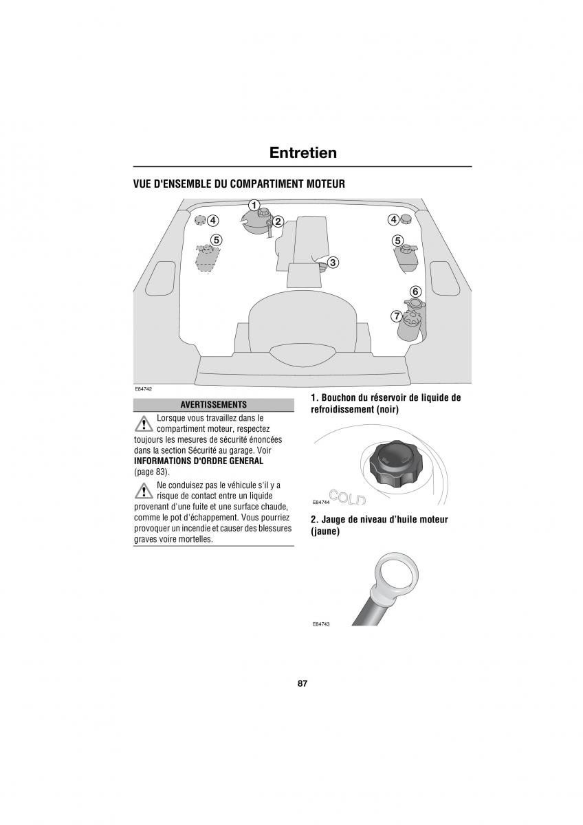 Land Rover Defender manuel du proprietaire / page 67