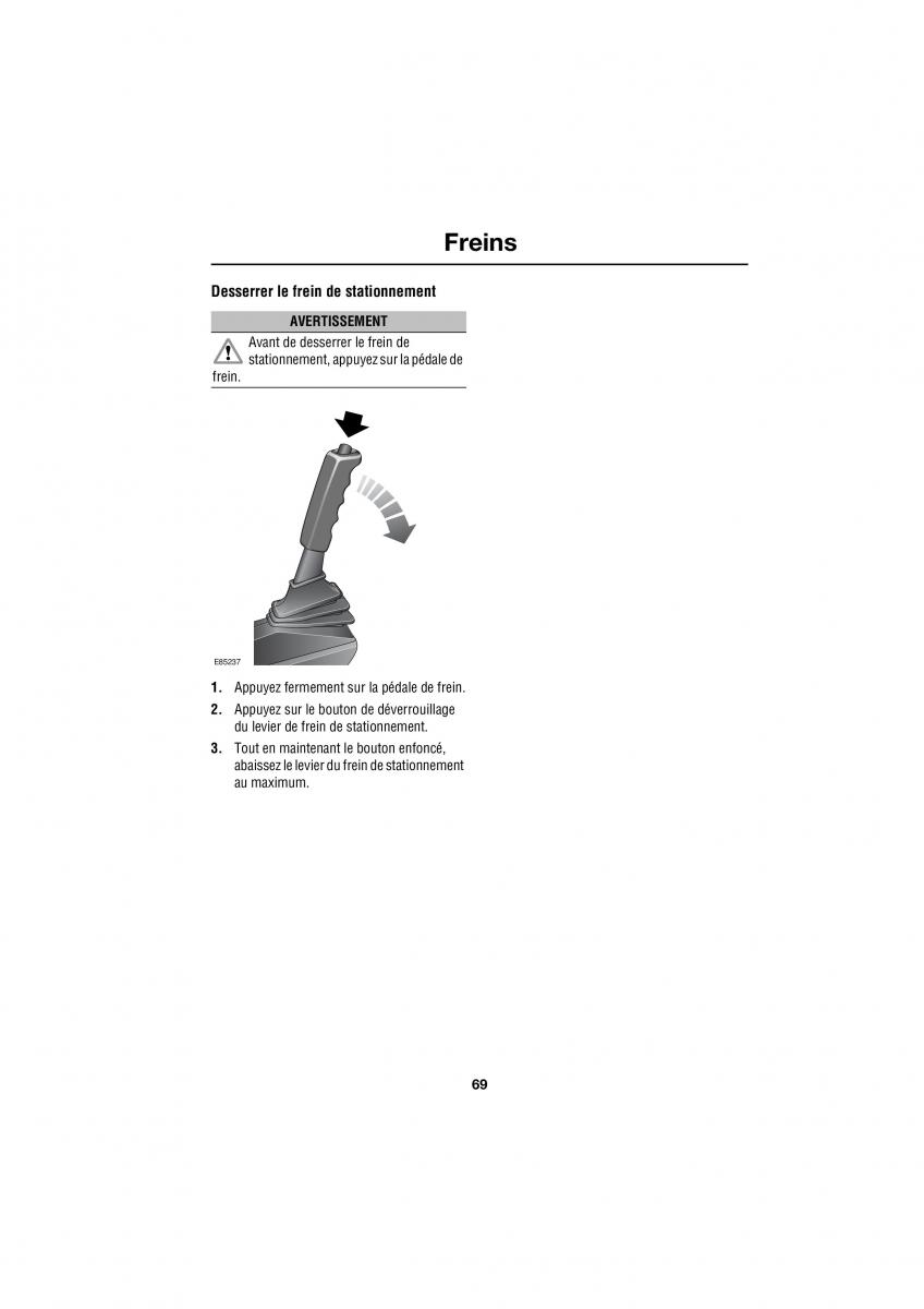 Land Rover Defender manuel du proprietaire / page 93