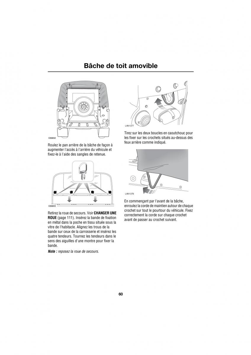 Land Rover Defender manuel du proprietaire / page 99