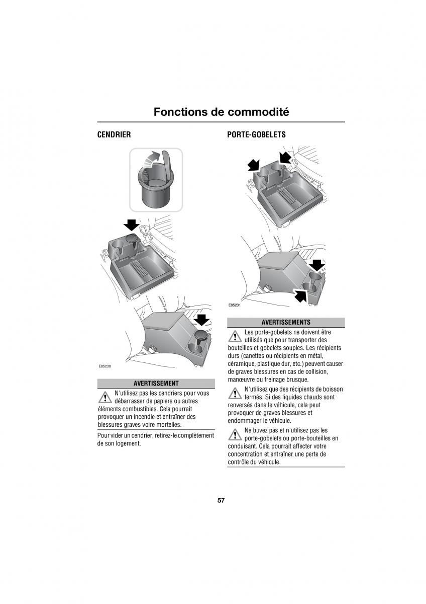 Land Rover Defender manuel du proprietaire / page 103