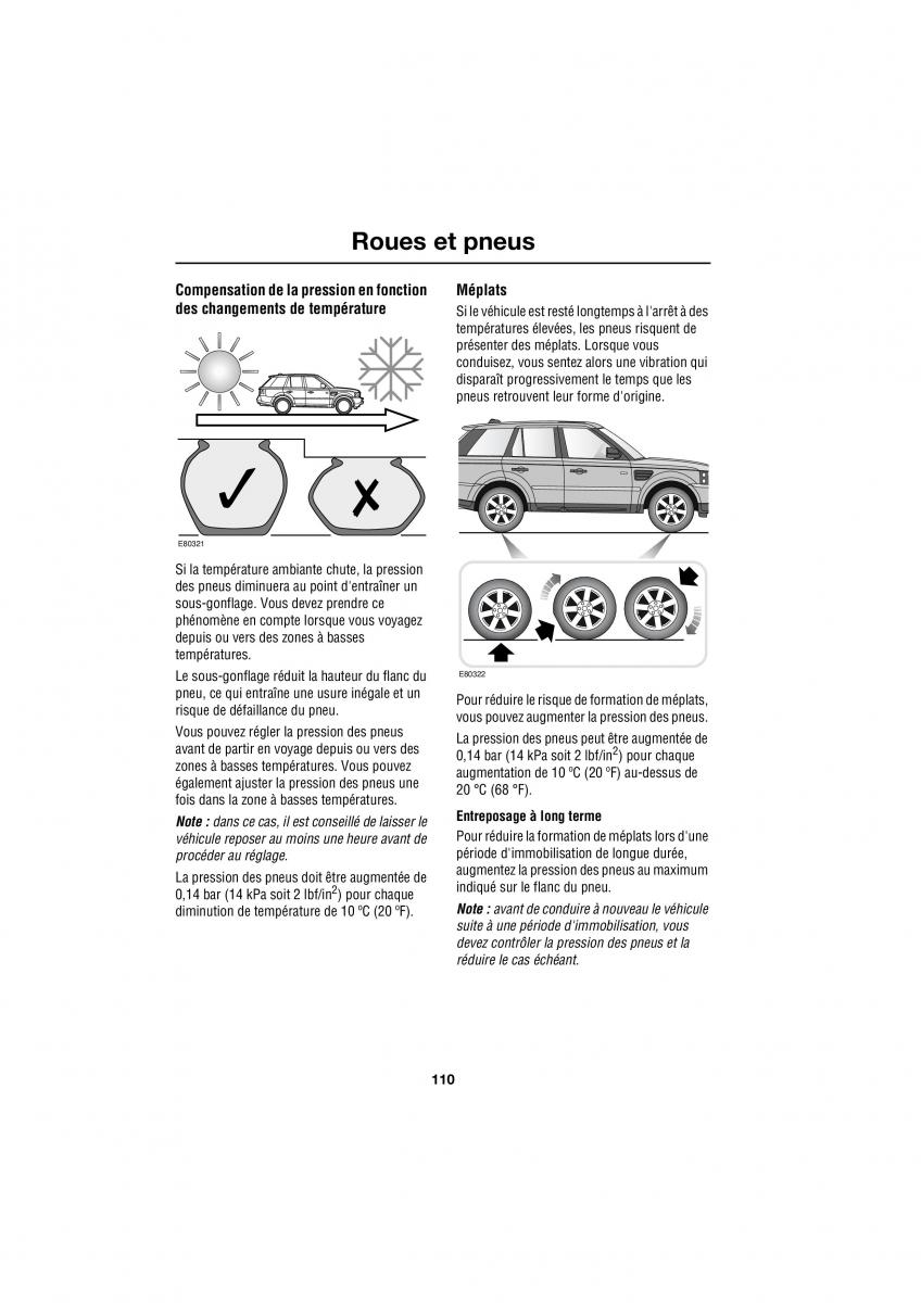 Land Rover Defender manuel du proprietaire / page 46