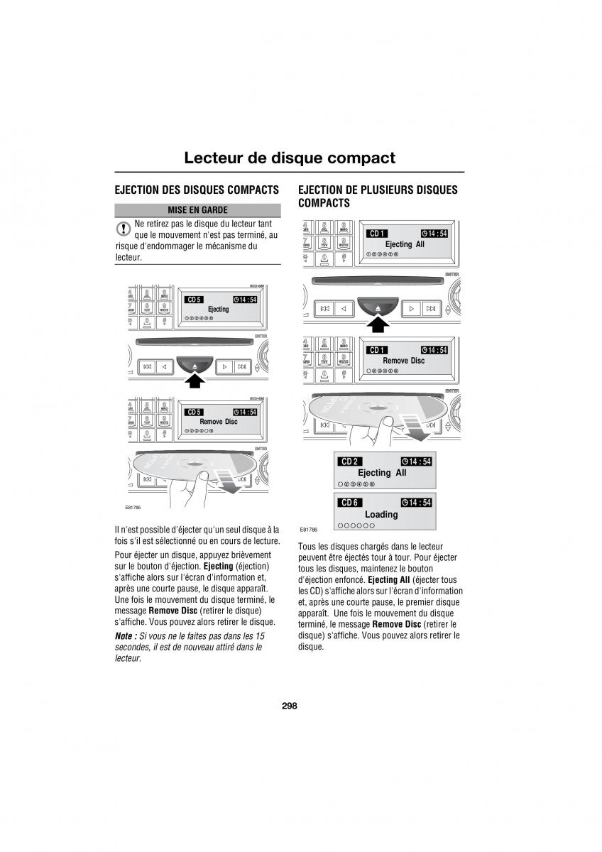 Land Rover Range Rover III 3 L322 manuel du proprietaire / page 65