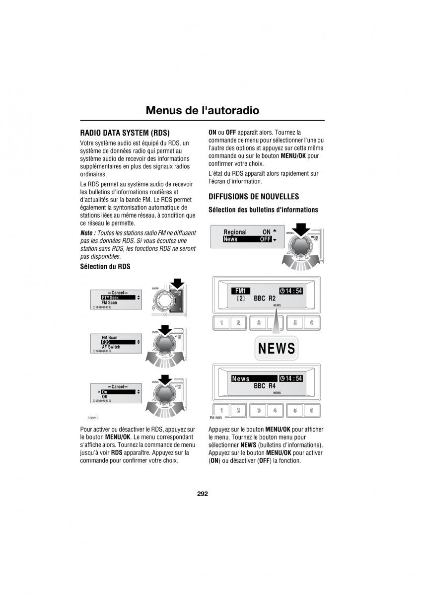 Land Rover Range Rover III 3 L322 manuel du proprietaire / page 73