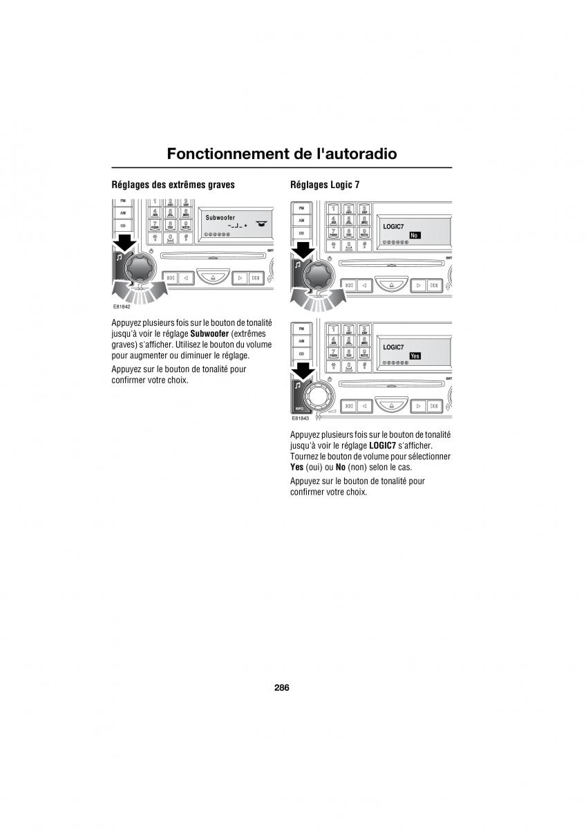 Land Rover Range Rover III 3 L322 manuel du proprietaire / page 80