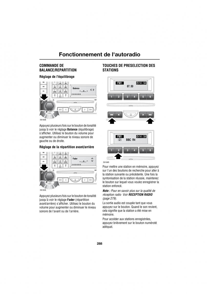 Land Rover Range Rover III 3 L322 manuel du proprietaire / page 82