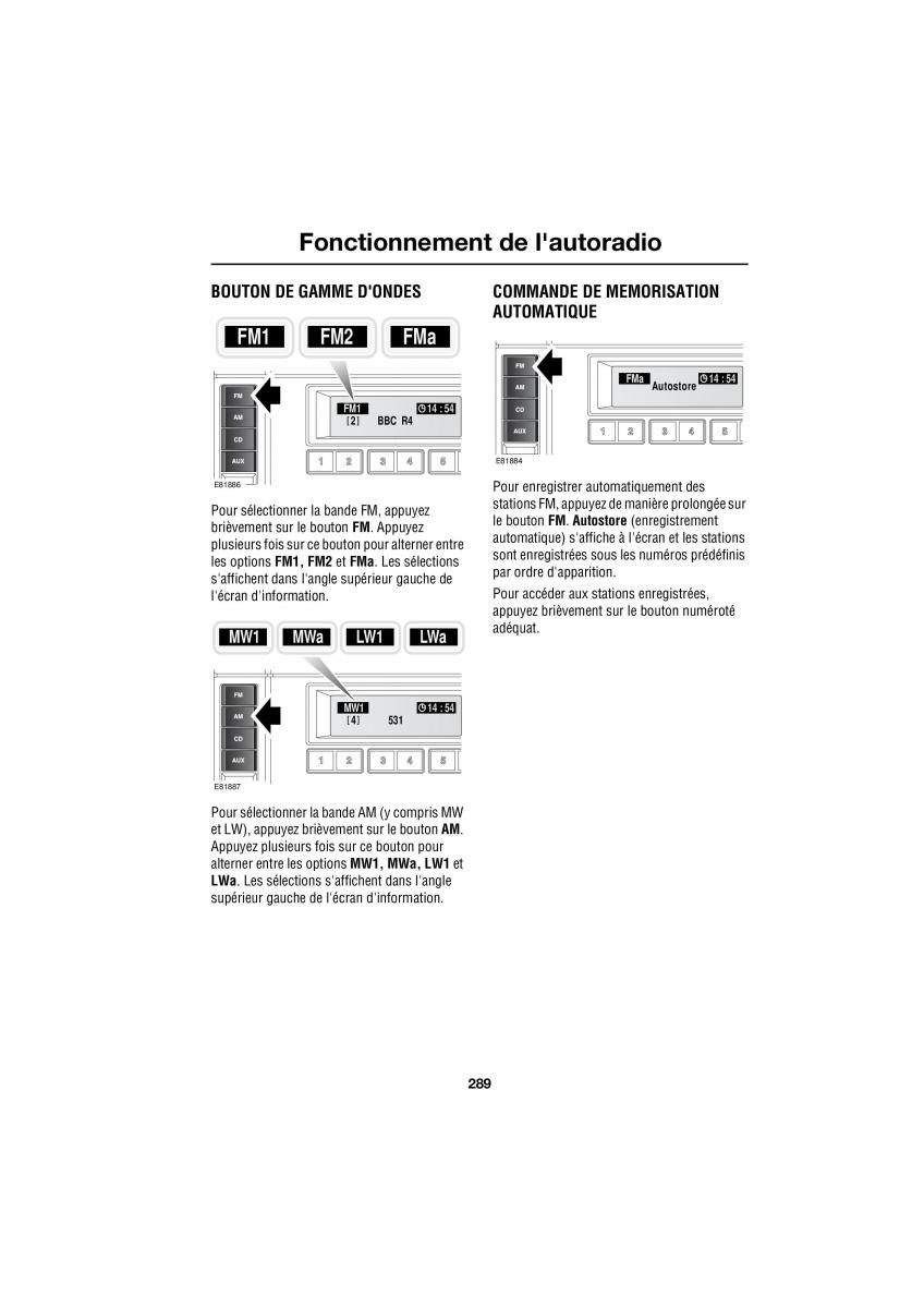 Land Rover Range Rover III 3 L322 manuel du proprietaire / page 83