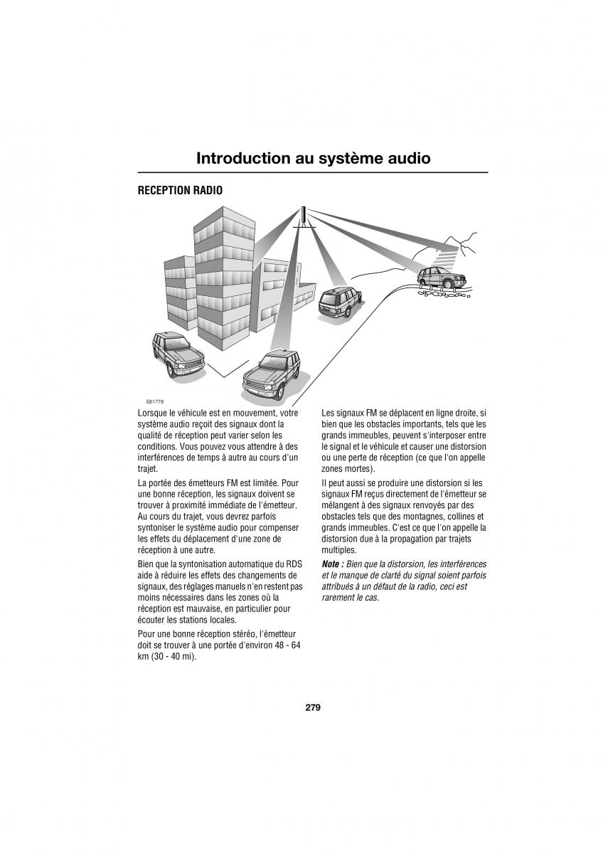 Land Rover Range Rover III 3 L322 manuel du proprietaire / page 88