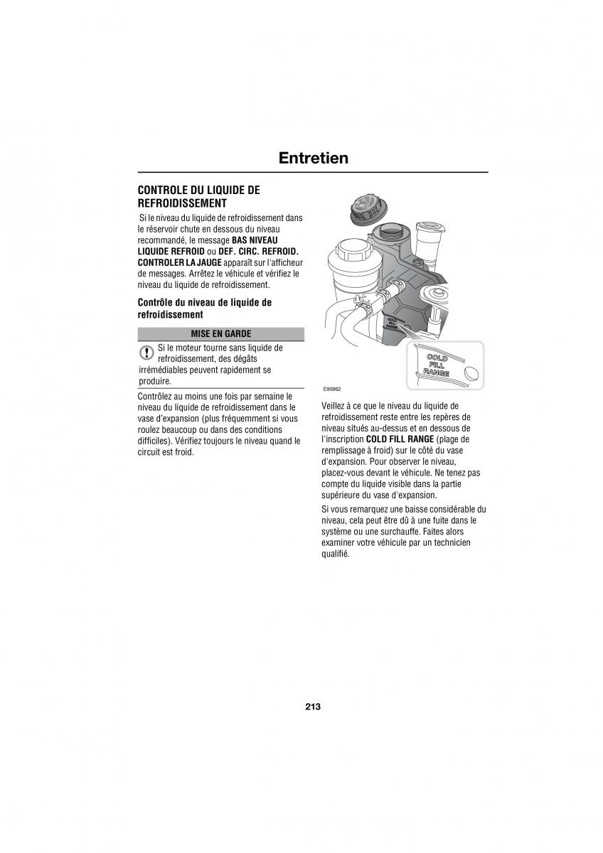 Land Rover Range Rover III 3 L322 manuel du proprietaire / page 155