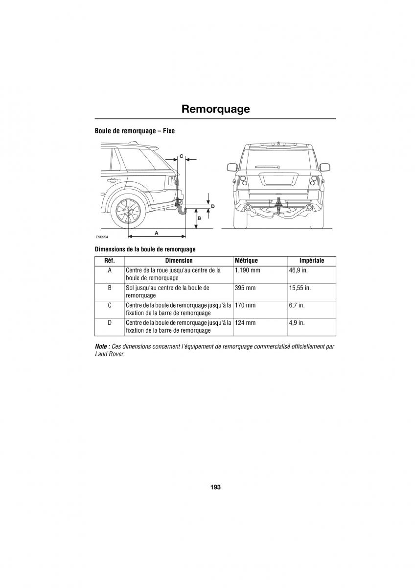 Land Rover Range Rover III 3 L322 manuel du proprietaire / page 169