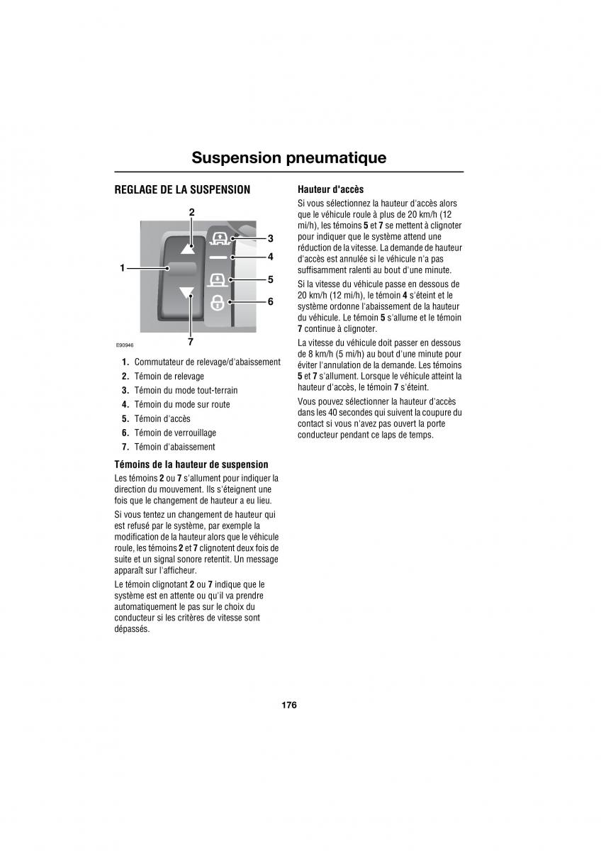 Land Rover Range Rover III 3 L322 manuel du proprietaire / page 188