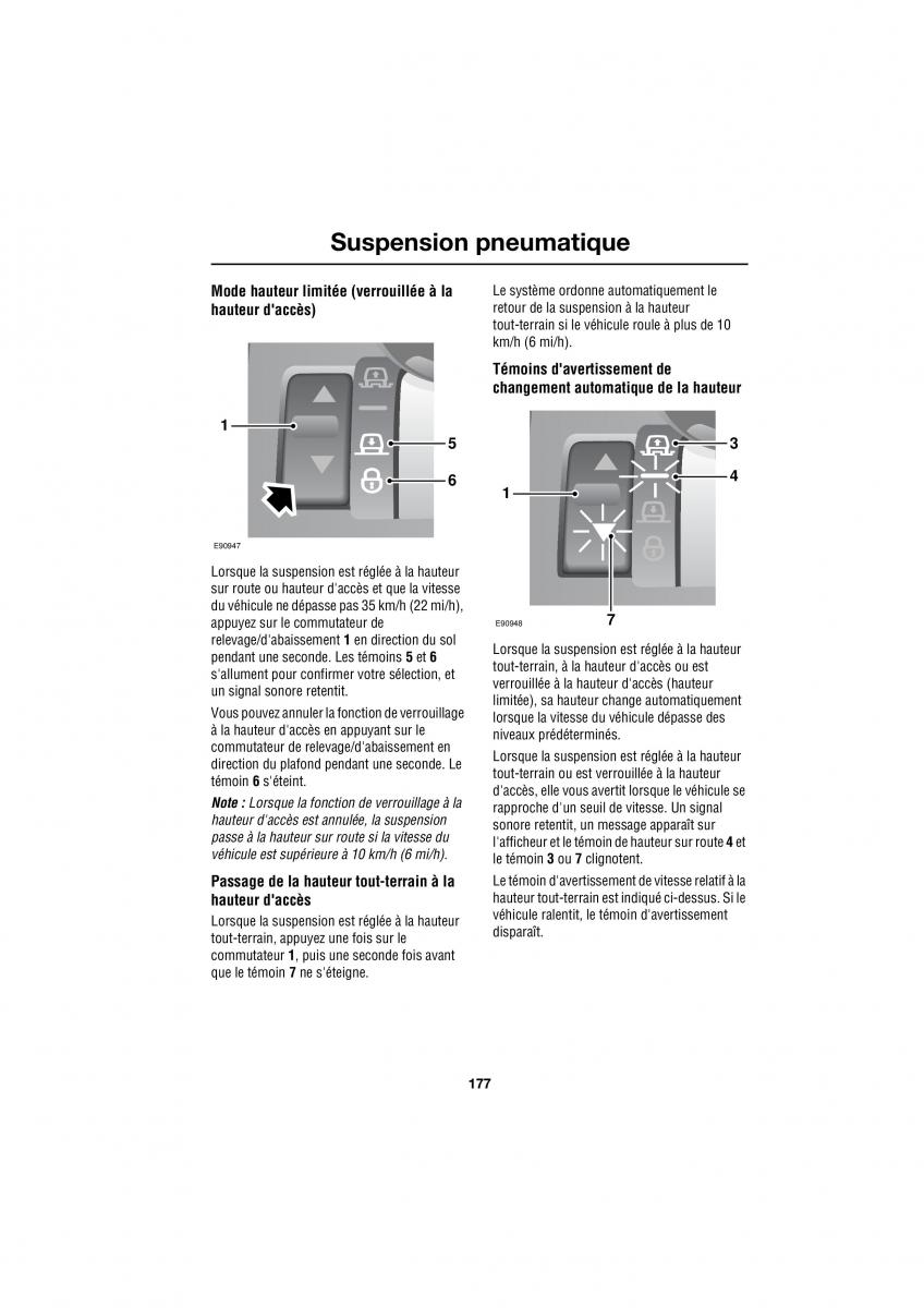 Land Rover Range Rover III 3 L322 manuel du proprietaire / page 189