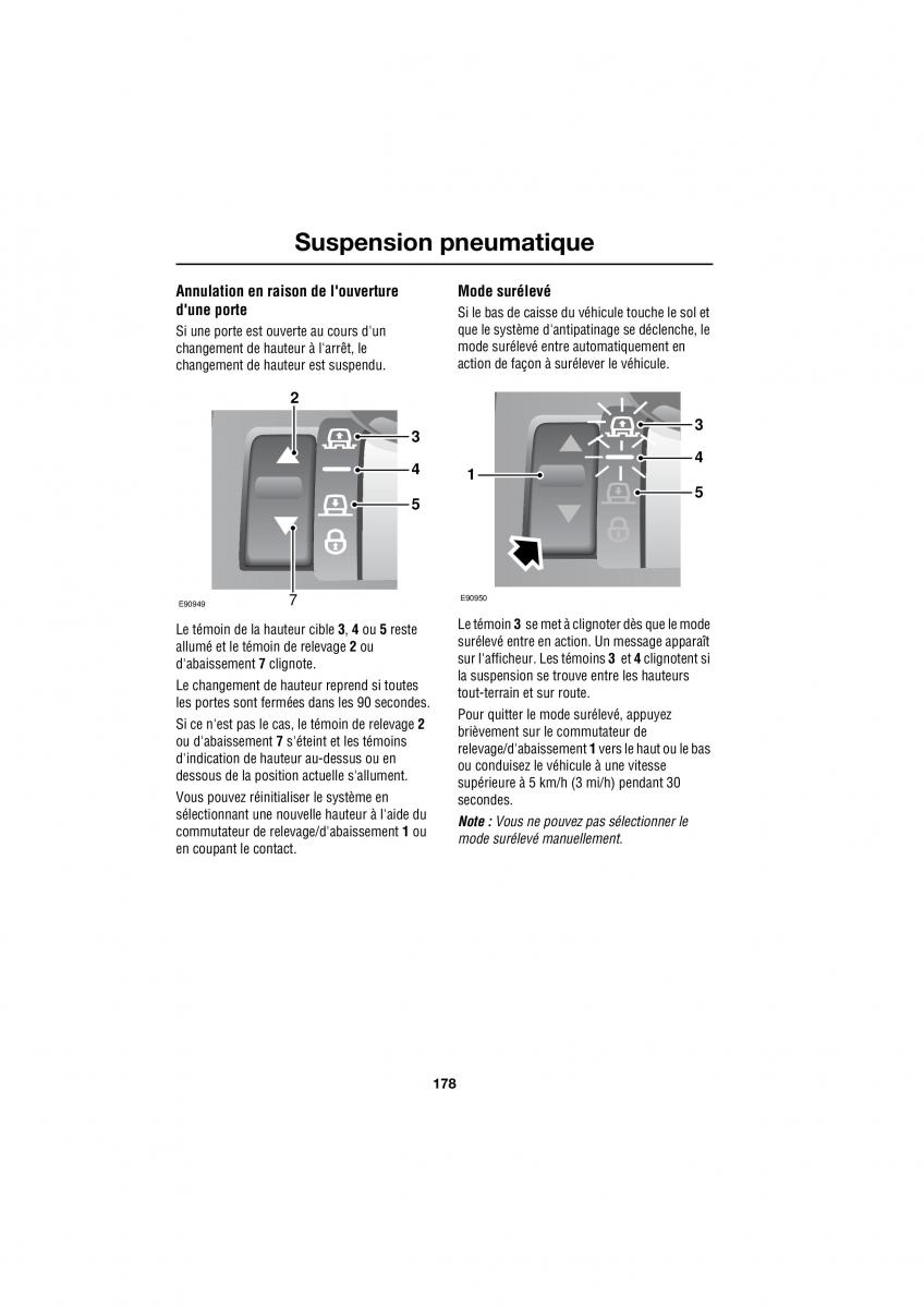 Land Rover Range Rover III 3 L322 manuel du proprietaire / page 190